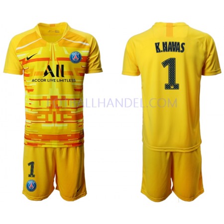 Barn Fotballdrakter Keeper Paris Saint-Germain K NAVAS 1 II 2019-20 Kortermet